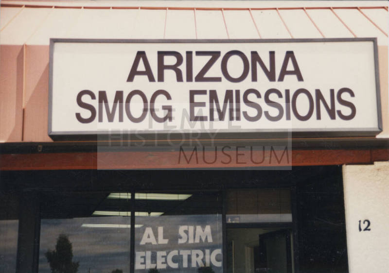 Arizona Smog Emissions - 1733 East McKellips Road, #12 - Tempe, Arizona