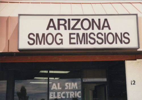 Arizona Smog Emissions - 1733 East McKellips Road, #12 - Tempe, Arizona