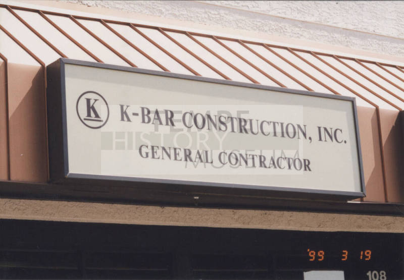 K-Bar Construction, Inc. - 1733 East McKellips Road, #108 - Tempe, Arizona