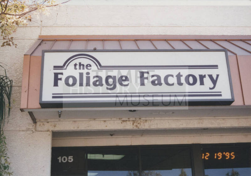 The Foliage Factory - 1733 East McKellips Road, #105 - Tempe, Arizona