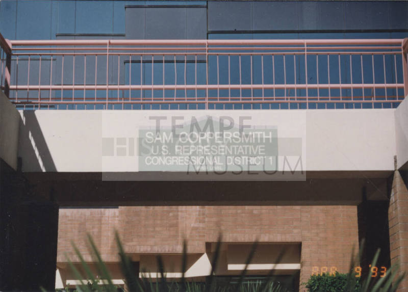 Sam Coppersmith, U.S. Representative - 350 South Mill Avenue - Tempe, Arizona