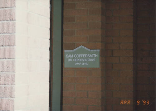 Sam Coppersmith, U.S. Representative - 350 South Mill Avenue - Tempe, Arizona