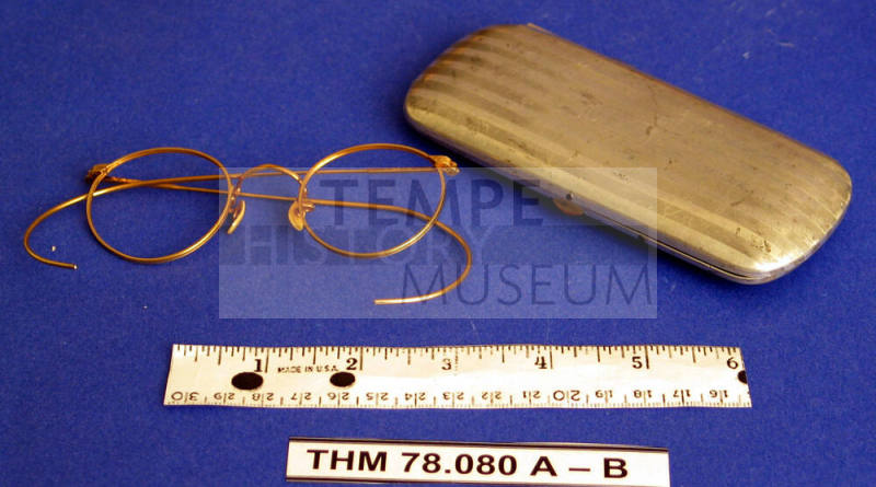 Eyeglasses with case