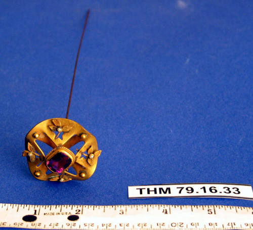 Amethyst hatpin
