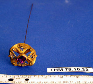 Amethyst hatpin