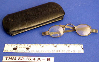 Eyeglasses with black case