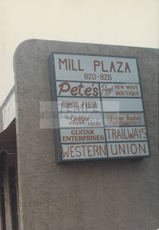 Mill Plaza - 820-826 South Mill Avenue - Tempe, Arizona