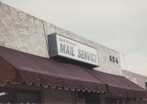 AAA Private Mail Service - 824 South Mill Avenue - Tempe, Arizona