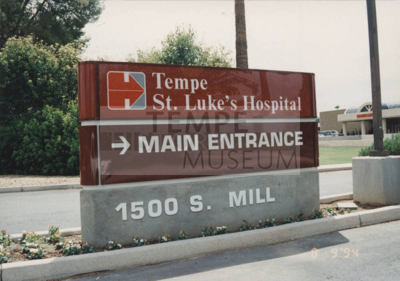 Tempe St. Luke's Hospital - 1500 South Mill Avenue - Tempe, Arizona