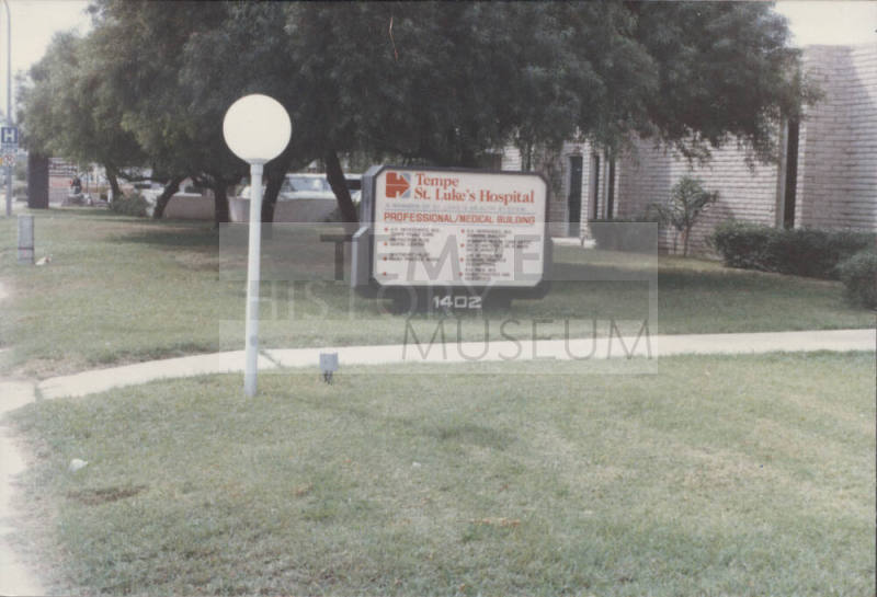 Tempe St. Luke's Hospital Professional - 1402 South Mill Avenue - Tempe, Arizona