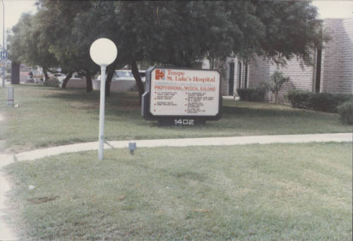 Tempe St. Luke's Hospital Professional - 1402 South Mill Avenue - Tempe, Arizona