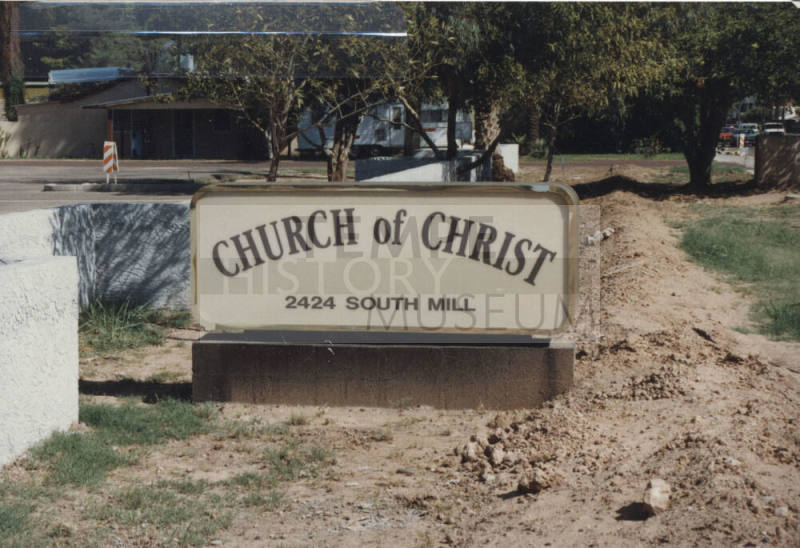 Church of Christ - 2424 South Mill Avenue - Tempe, Arizona