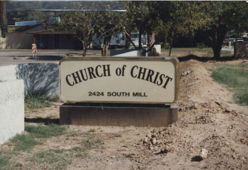 Church of Christ - 2424 South Mill Avenue - Tempe, Arizona