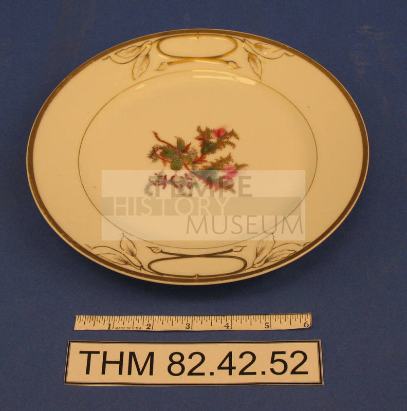 Gold Decorated Luncheon Plate