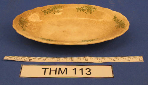 Paint Oval Ceramic Dish
