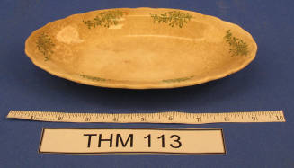 Paint Oval Ceramic Dish