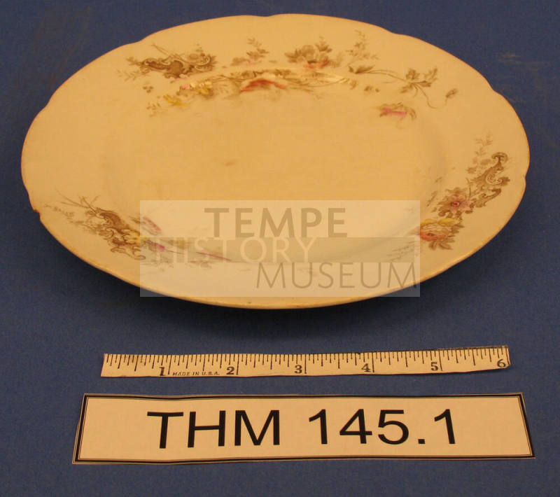 Floral Luncheon Plate