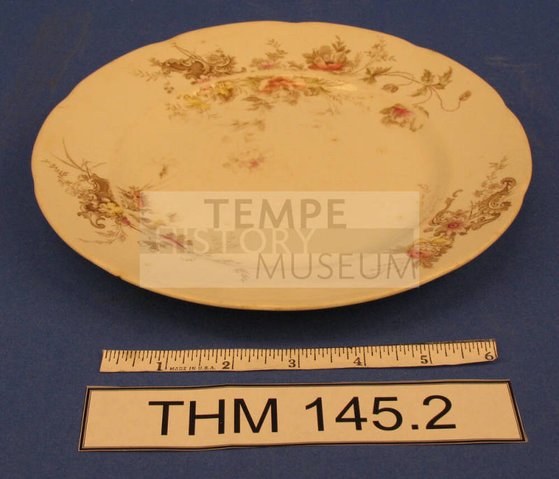 Floral Luncheon Plate