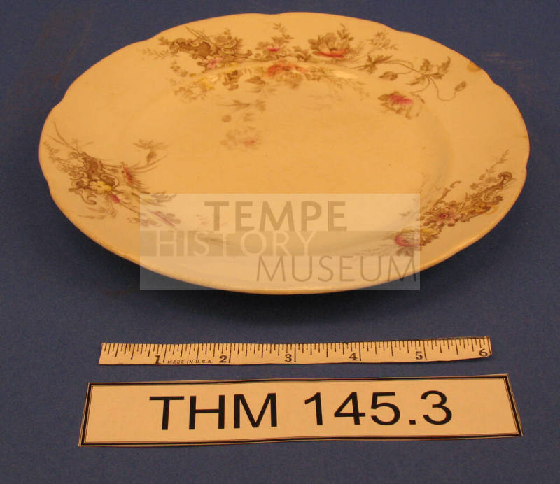 Floral Luncheon Plate