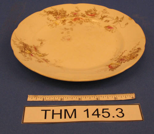 Floral Luncheon Plate