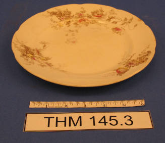 Floral Luncheon Plate