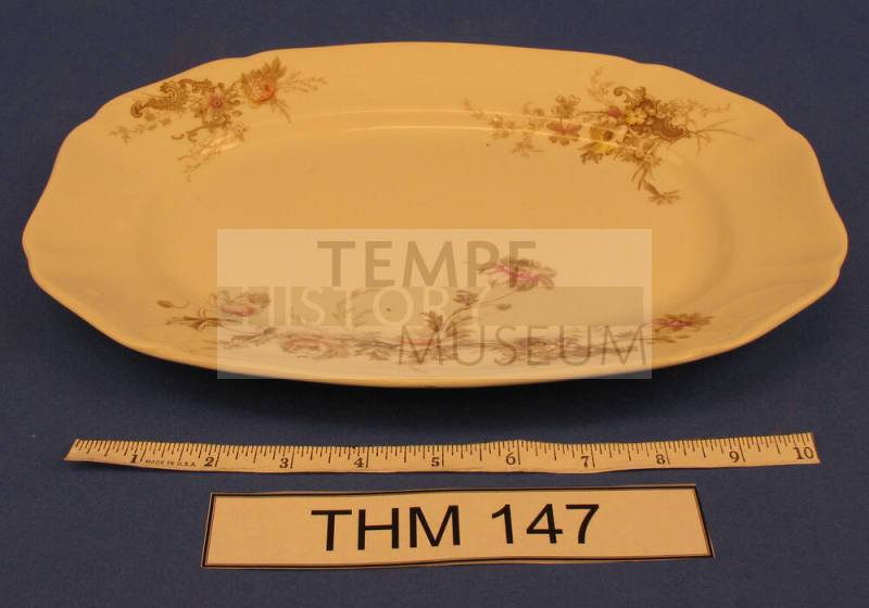 Floral Serving Platter