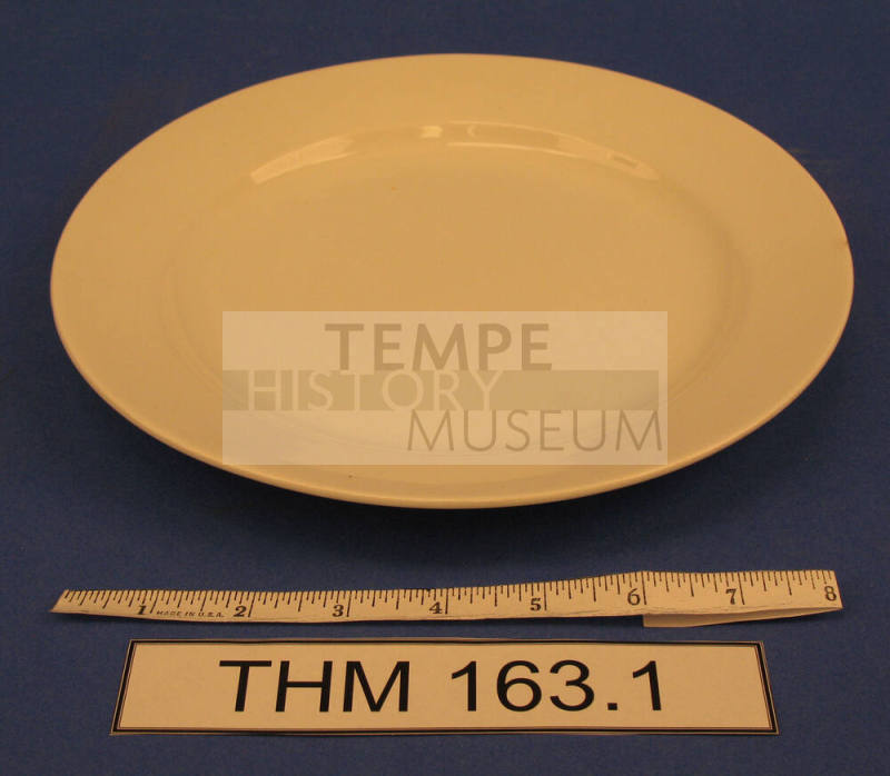 White Dinner Plate