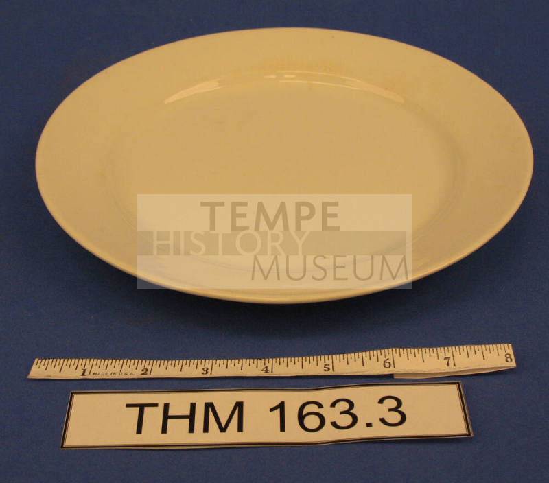 White Dinner Plate