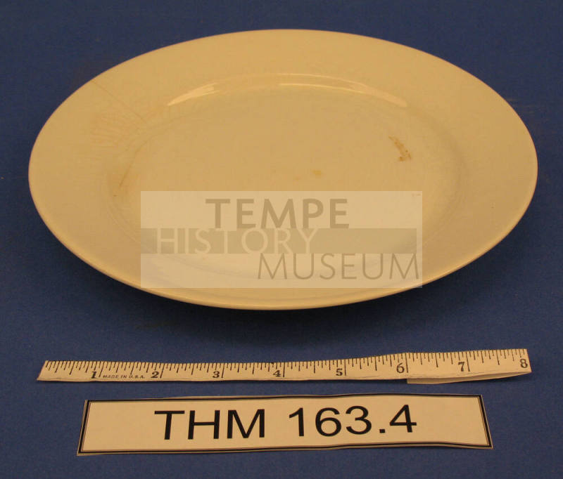 White Dinner Plate