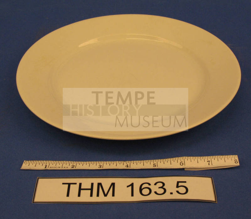 White Dinner Plate