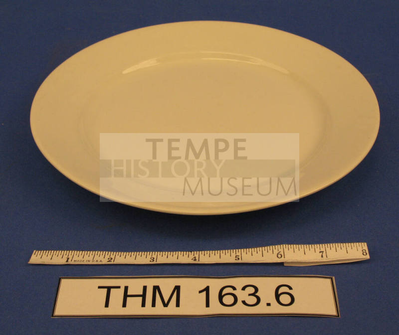 White Dinner Plate
