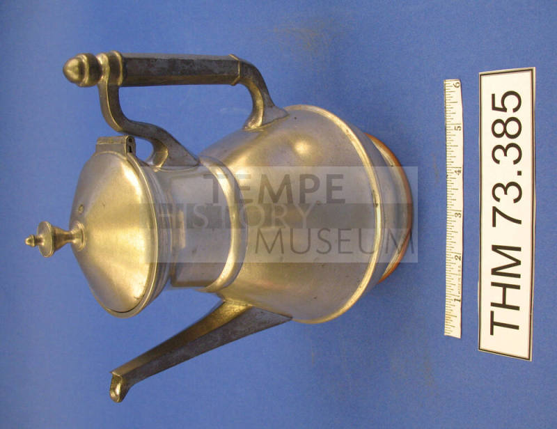 Pewter Copper Bottomed Tea Pot