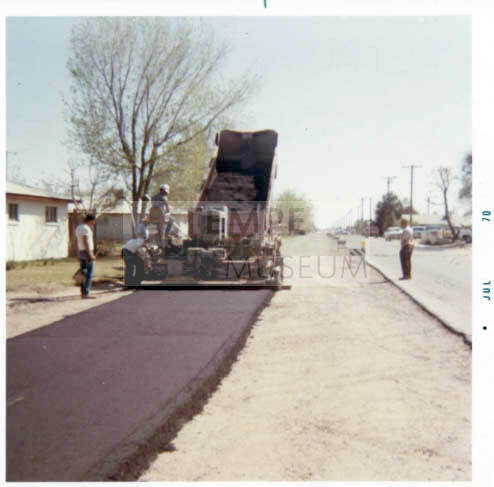 Photograph: Repaving of Roosevelt Street by Luis Chacon