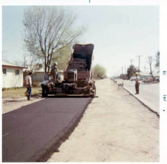 Photograph: Repaving of Roosevelt Street by Luis Chacon