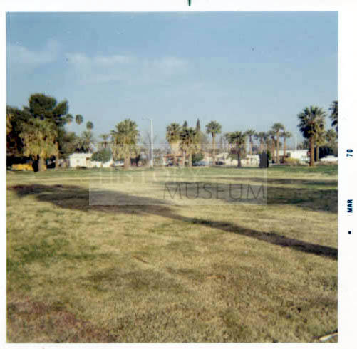 Photograph: Birchett Park, start of flower beds, by Luis Chacon