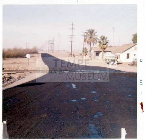 Photograph: Oiling Dorsey Lane between University and old 8th St., by Luis Chacon