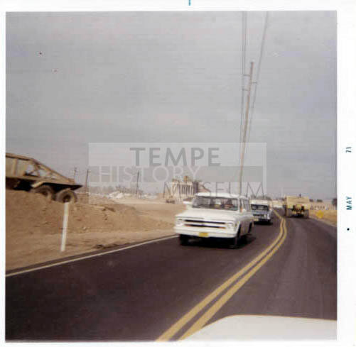Photograph: Paved Road and Construction Site, by Luis Chacon