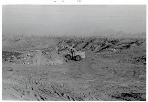 Photograph: Bulldozer and Dirt, by Luis Chacon