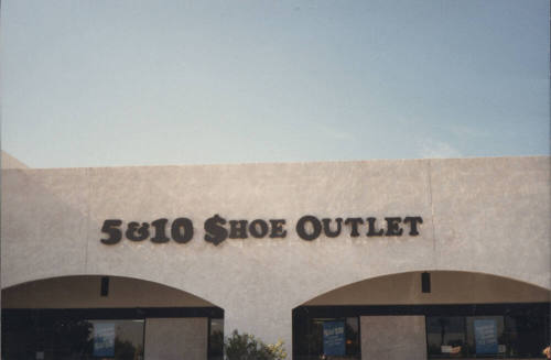 5 & 10 Dollar Shoe Outlet - 3224 South Mill Avenue - Tempe, Arizona