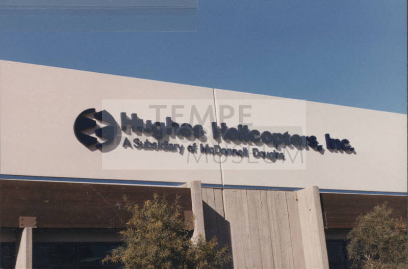 Hughes Helicopters, Inc. - 4645 South Mill Avenue - Tempe, Arizona