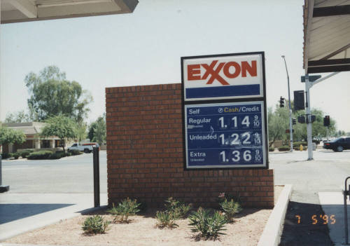 Exxon Gas Station - 5124 South Mill Avenue - Tempe, Arizona