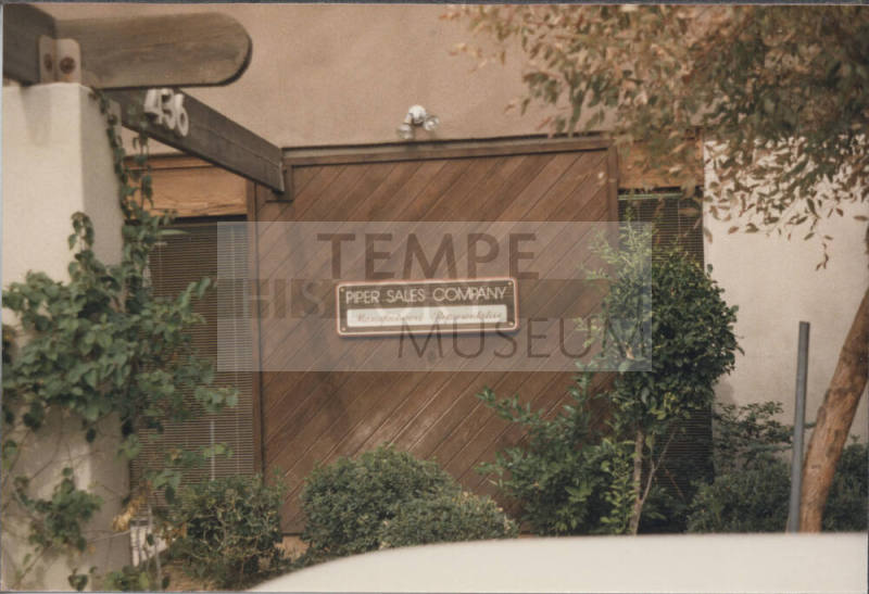 Piper Sales Company - 5210 South Mill Avenue - Tempe, Arizona