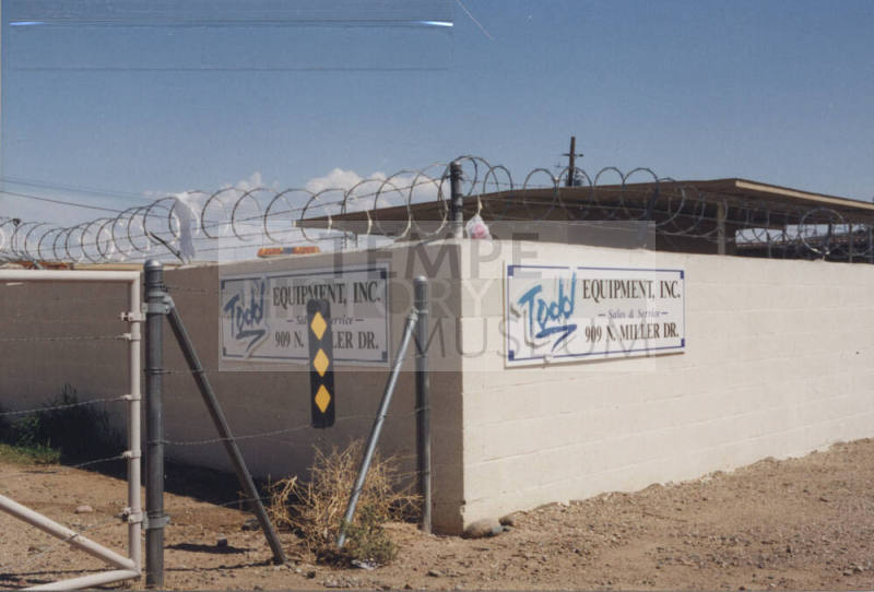Todd Equipment, Inc. - 909 North Miller Road - Tempe, Arizona