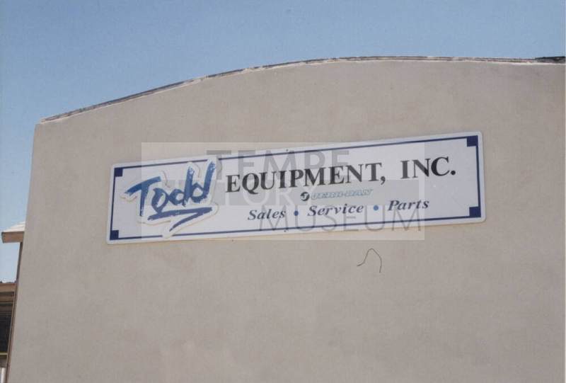 Todd Equipment, Inc. - 909 North Miller Road - Tempe, Arizona
