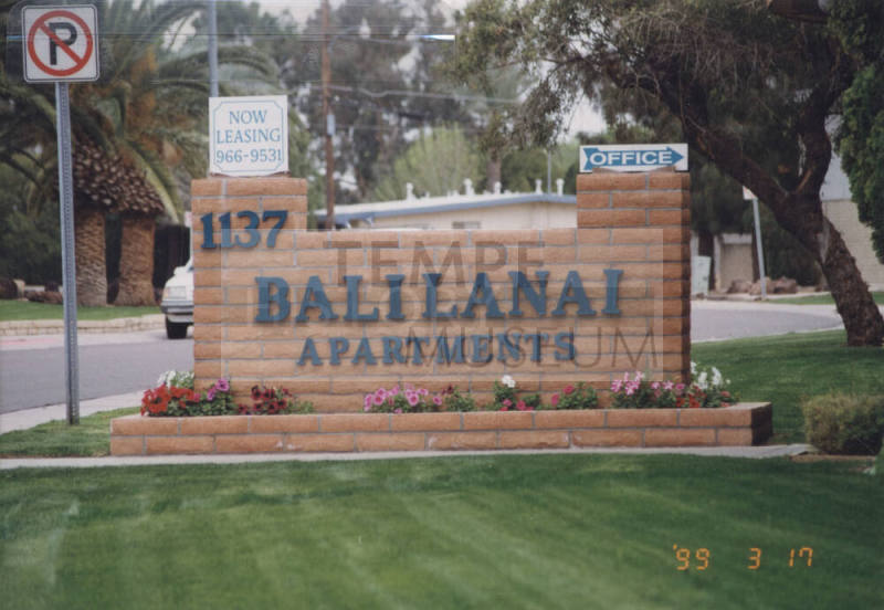Bali Lanai Apartments - 1137 East Orange Street - Tempe, Arizona