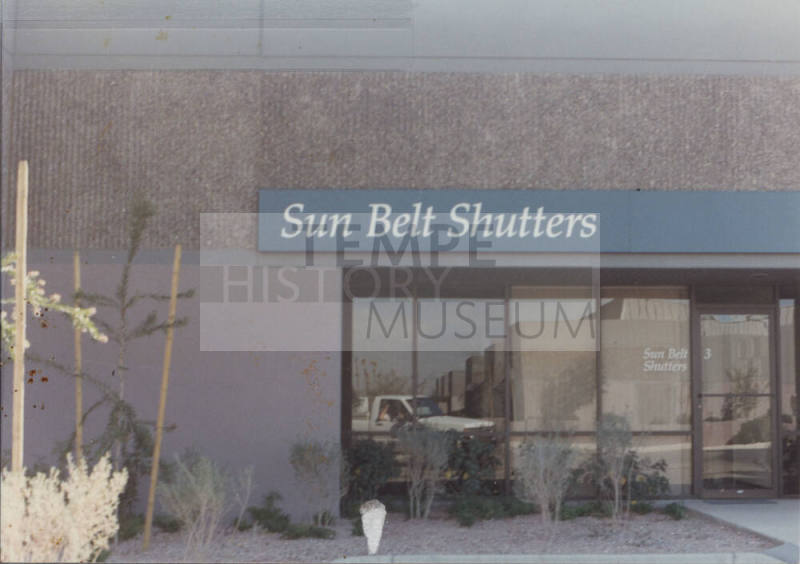 Sun Belt Shutters - 1205 South Park Lane - Tempe, Arizona