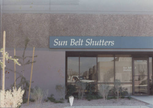 Sun Belt Shutters - 1205 South Park Lane - Tempe, Arizona