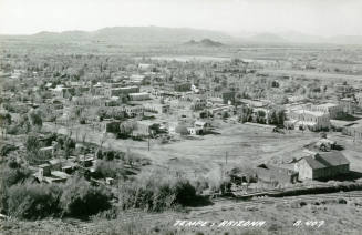 Postcard - Tempe, AZ Looking Southwest From Butte