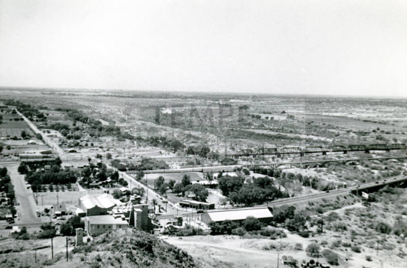 Photographic Print - Tempe 1949 From Butte Facing West