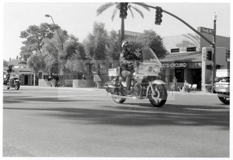 2004 Tempe Veterans' Day Parade, Tempe Police Officer on Motorcycle